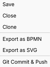 Export as BPMN