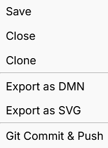 Export as DMN