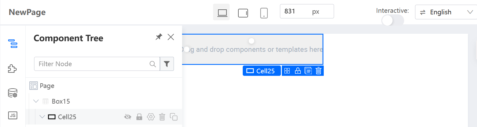 Component tree