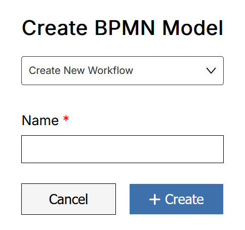 Create BPMN model