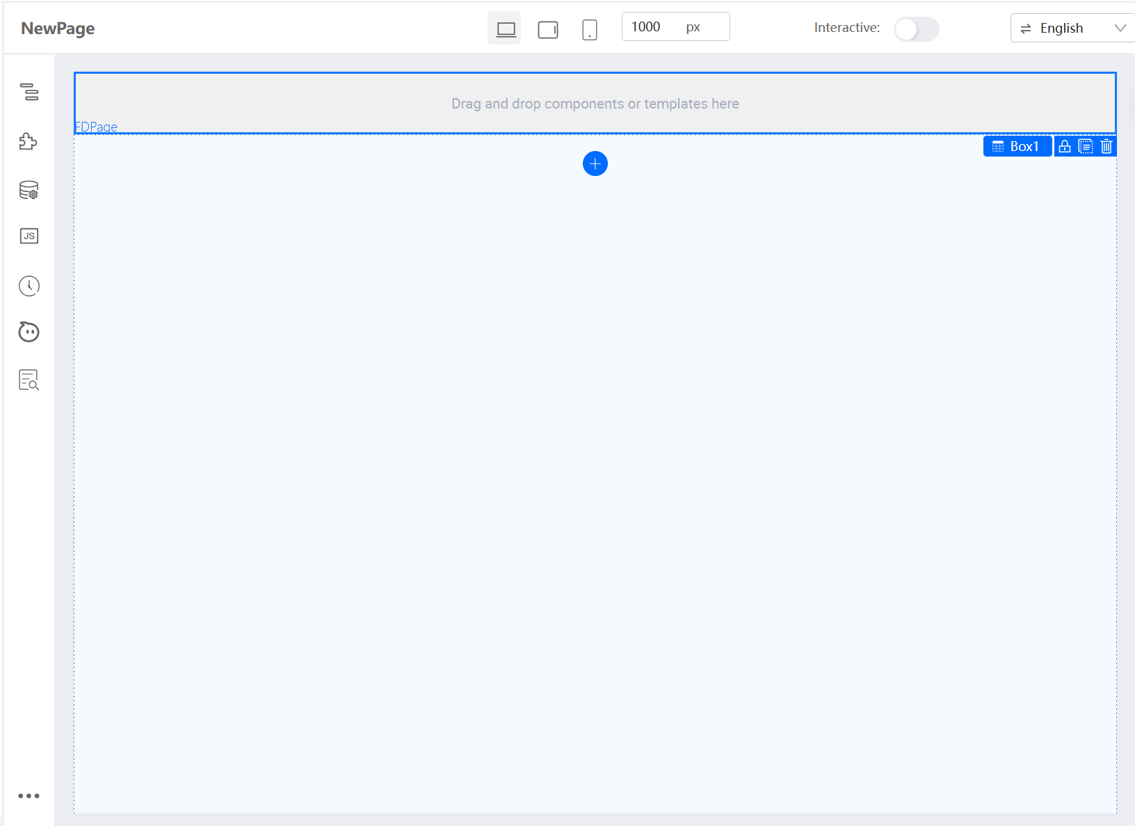 App Designer's Plugin Panel and Canvas