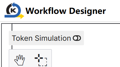 Token Simulation toggle in Workflow Designer